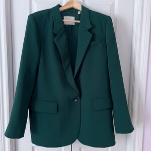 Aritzia Forest Green Blazer